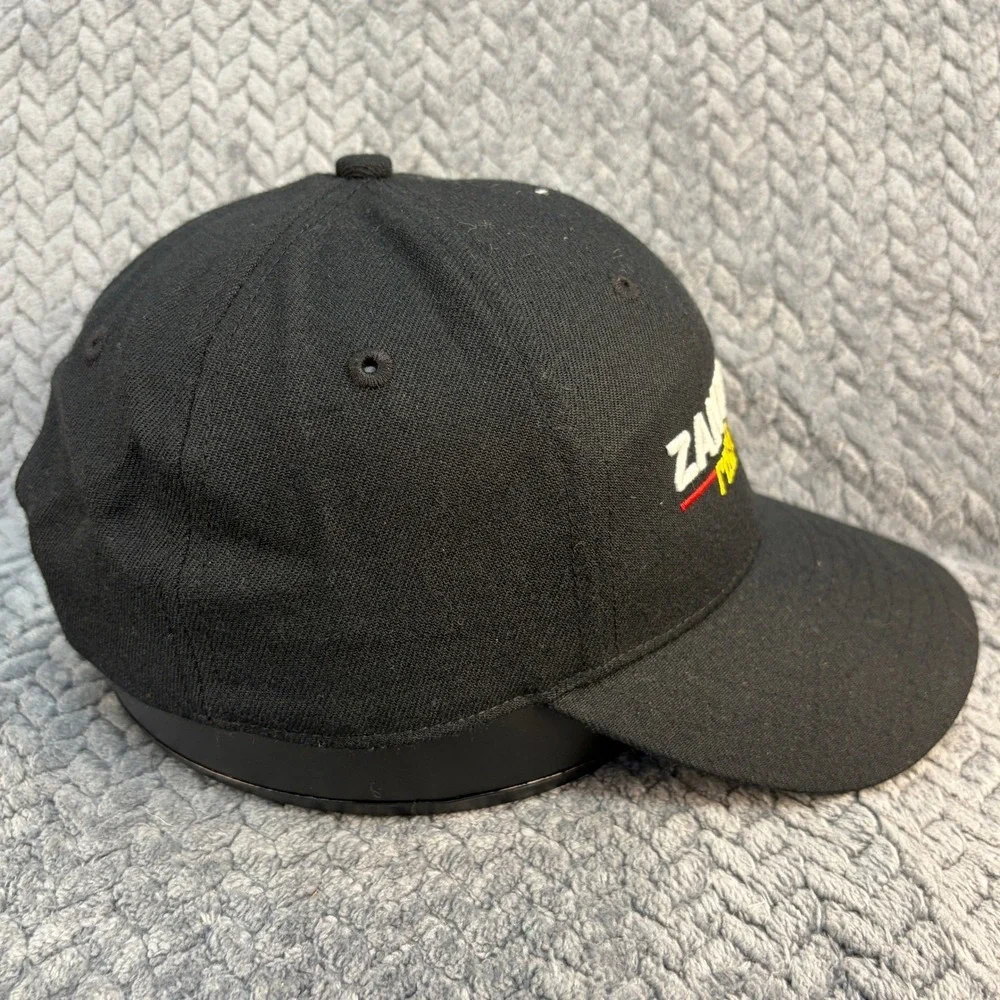 New Era Zantrex-3 Racing Hat Black Adjustable Baseball Cap Embroidered Logo